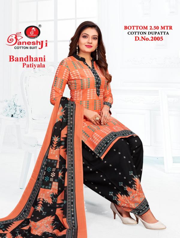 Ganeshji Bandhani Patiyala Vol-2 Cotton Dress Material